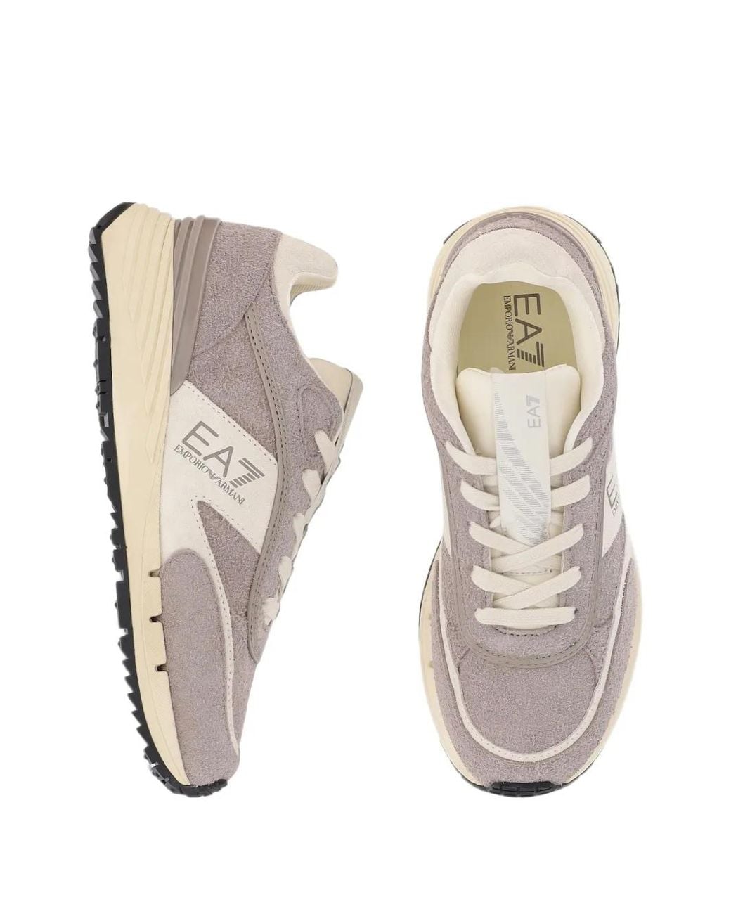Sneakers Con Inserti di EA7 in White da Uomo