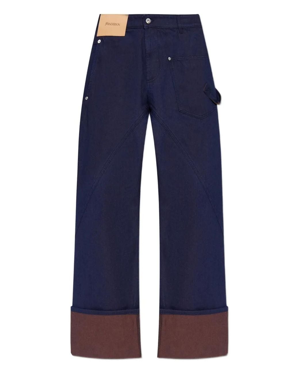 J.W. Anderson Blue Twisted Jeans for men