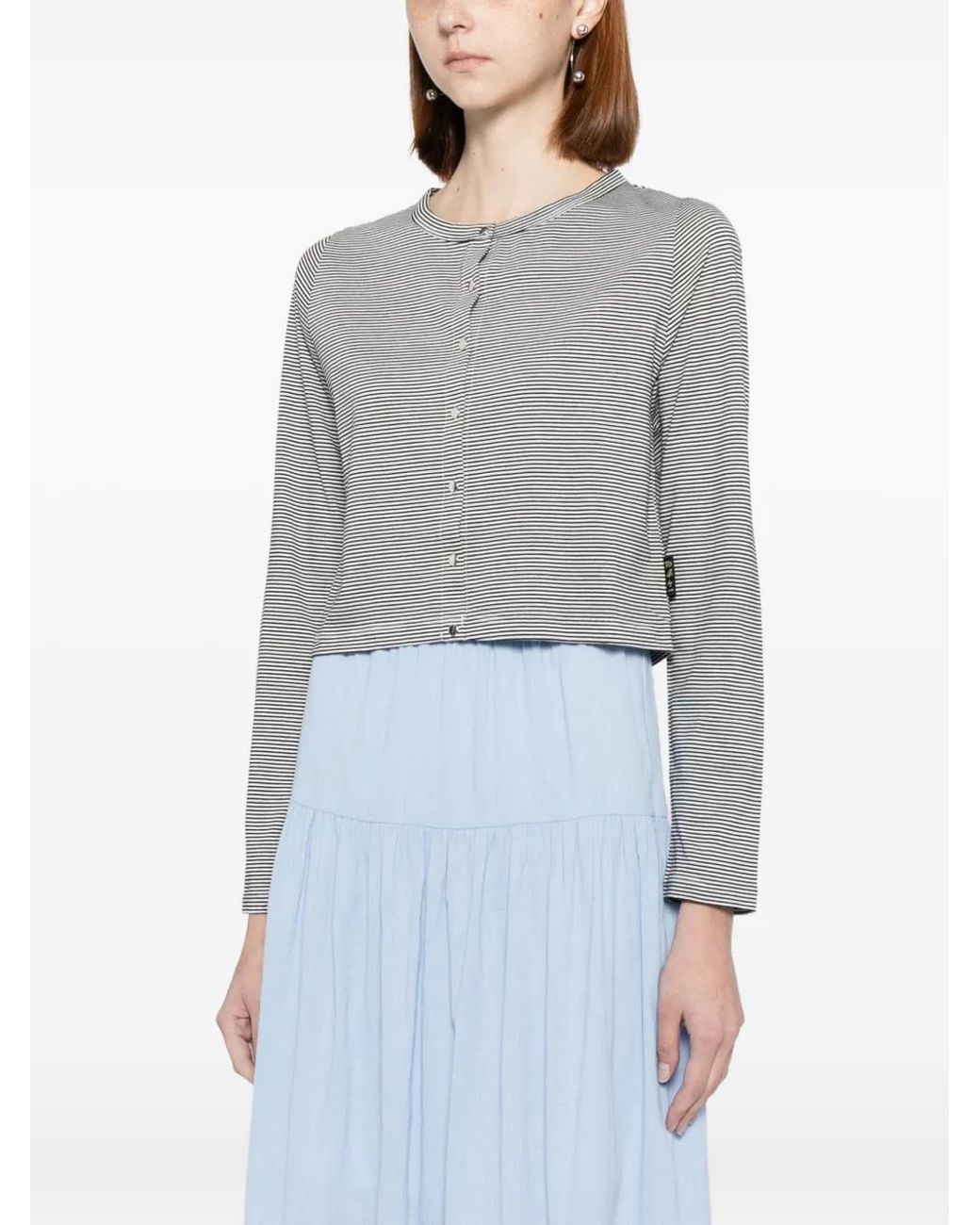 To b. by agnès b. Gray Border Compact Top