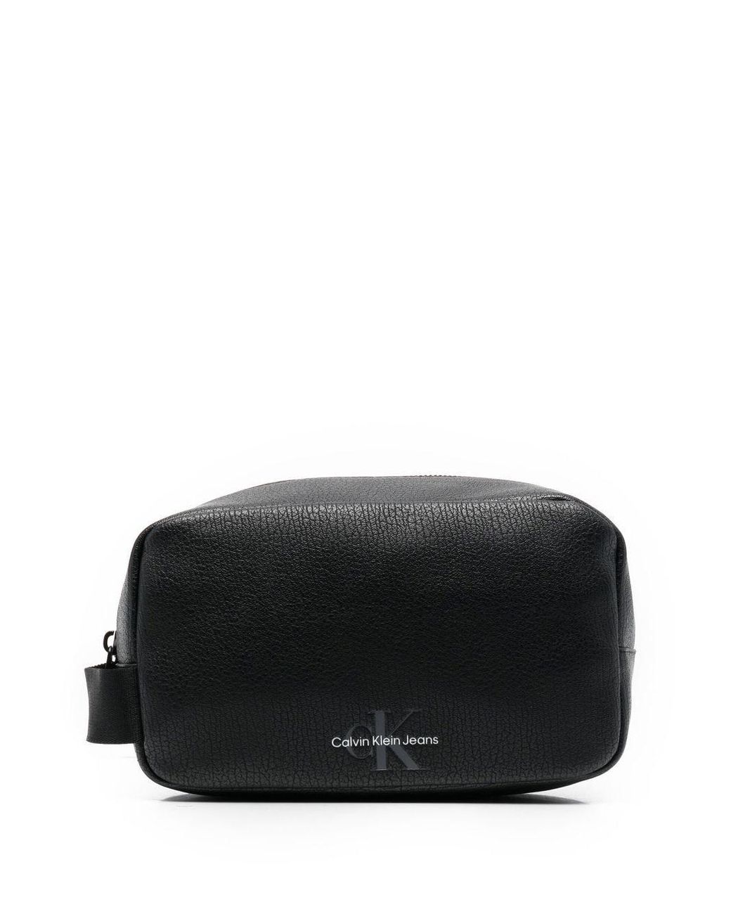 Calvin Klein Logo-print Wash Bag in Black for Men | Lyst