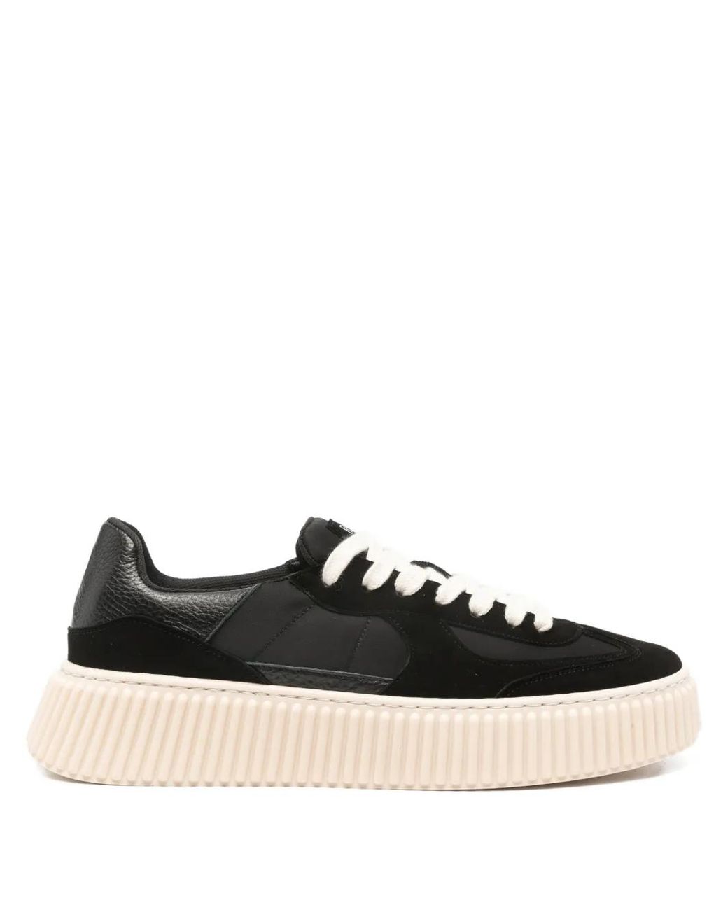Rhun Black 1989 Treble Panelled Sneakers