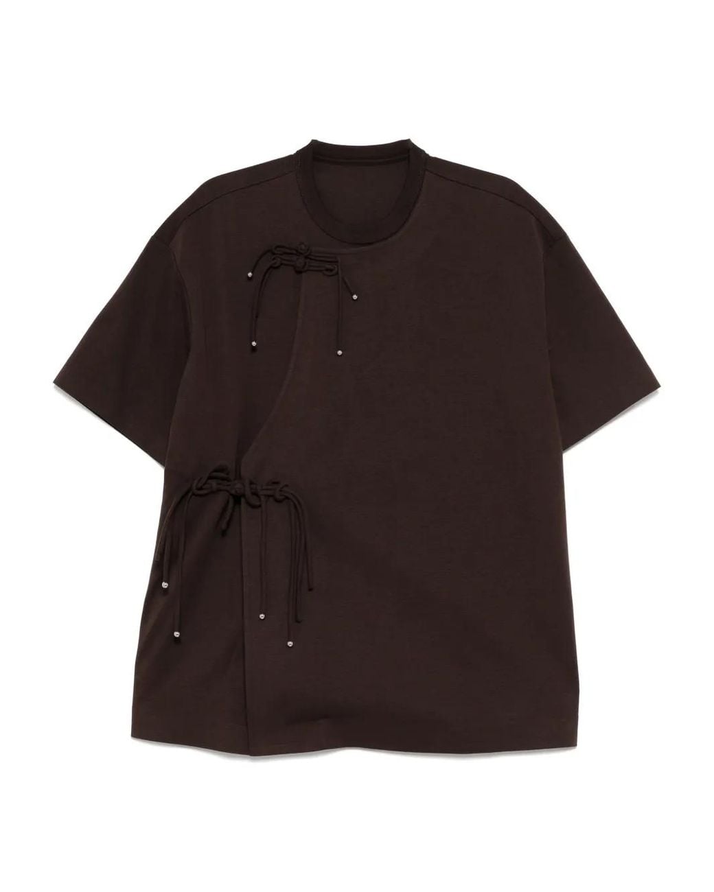 JNBY Black Short-Sleeved T-Shirt