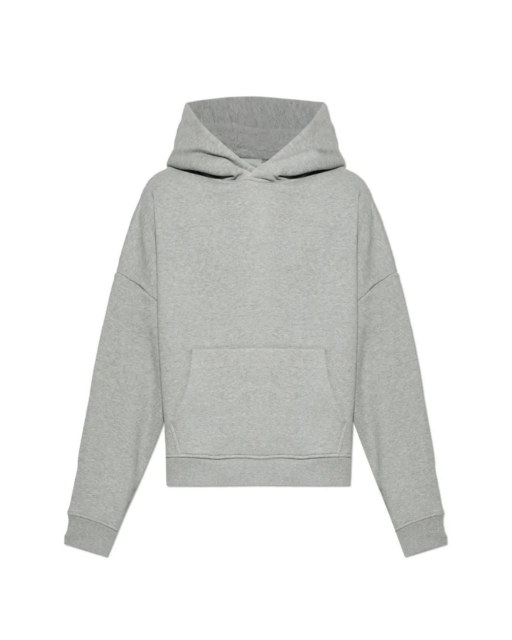 Entire studios Gray Mélange-Effect Hoodie