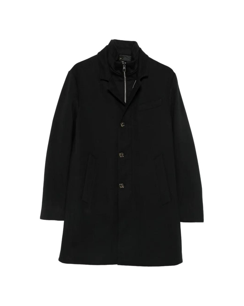Montecore Button-Up Jas in het Black voor heren