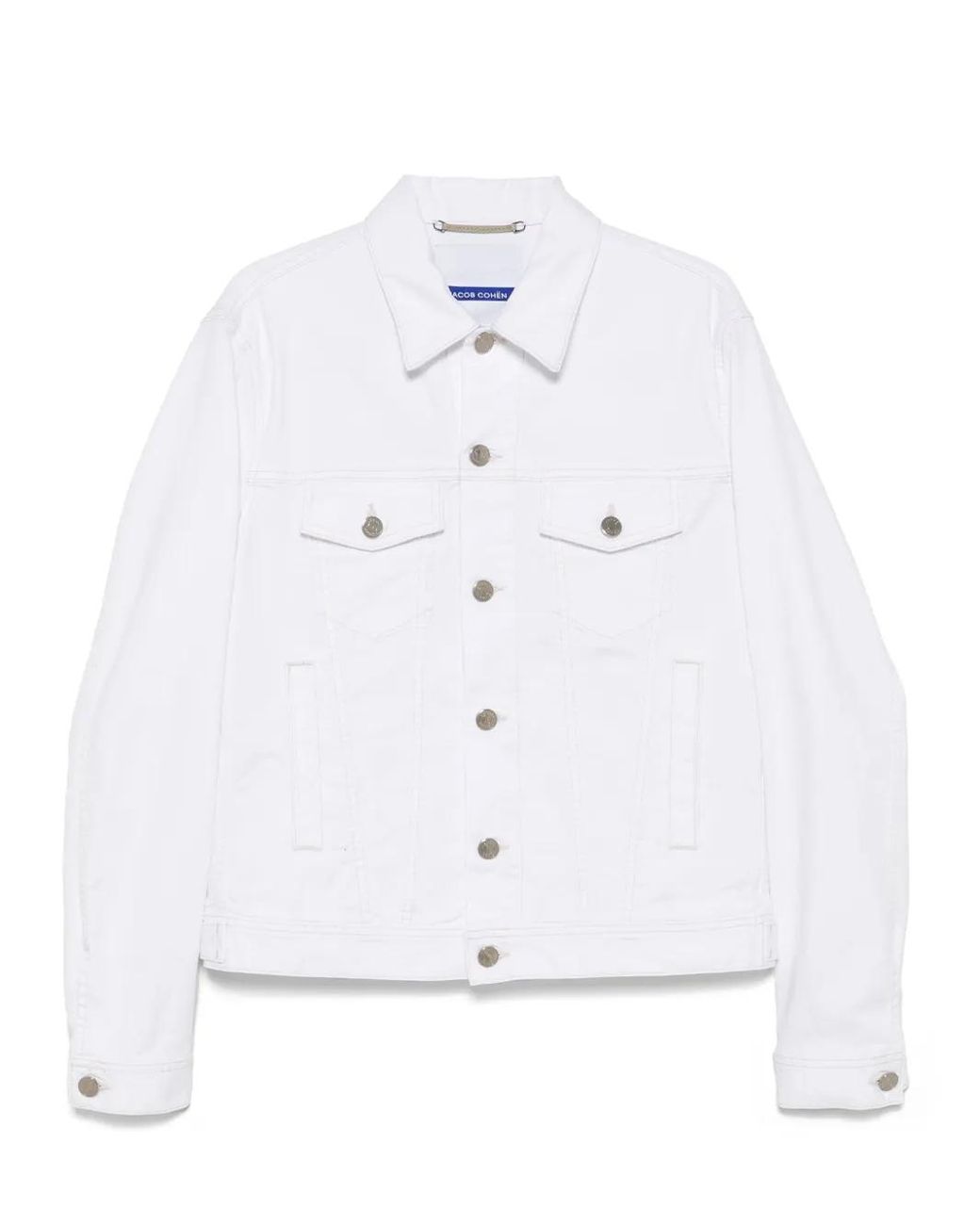 ジャケット・アウター JACOB COHEN white denim jacket swag y2k Jacob Cohen Denim Jacket in White for Men | Lyst