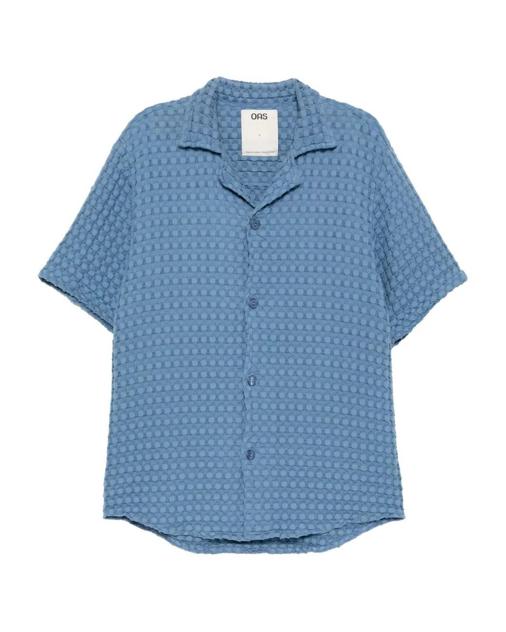 Camisa Coront Cuba Oas de hombre de color Blue