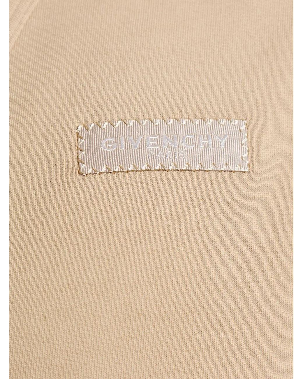 Cárdigan De Algodón Con Motivo Paris De Grosgrain Givenchy de hombre de color White