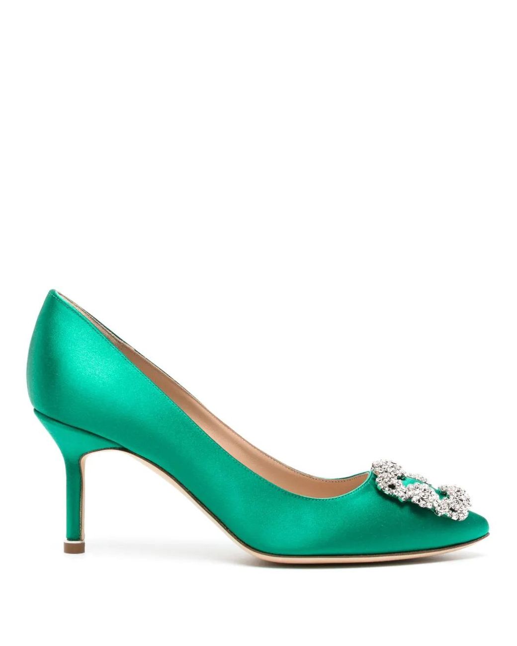 Manolo Blahnik Green Sandals