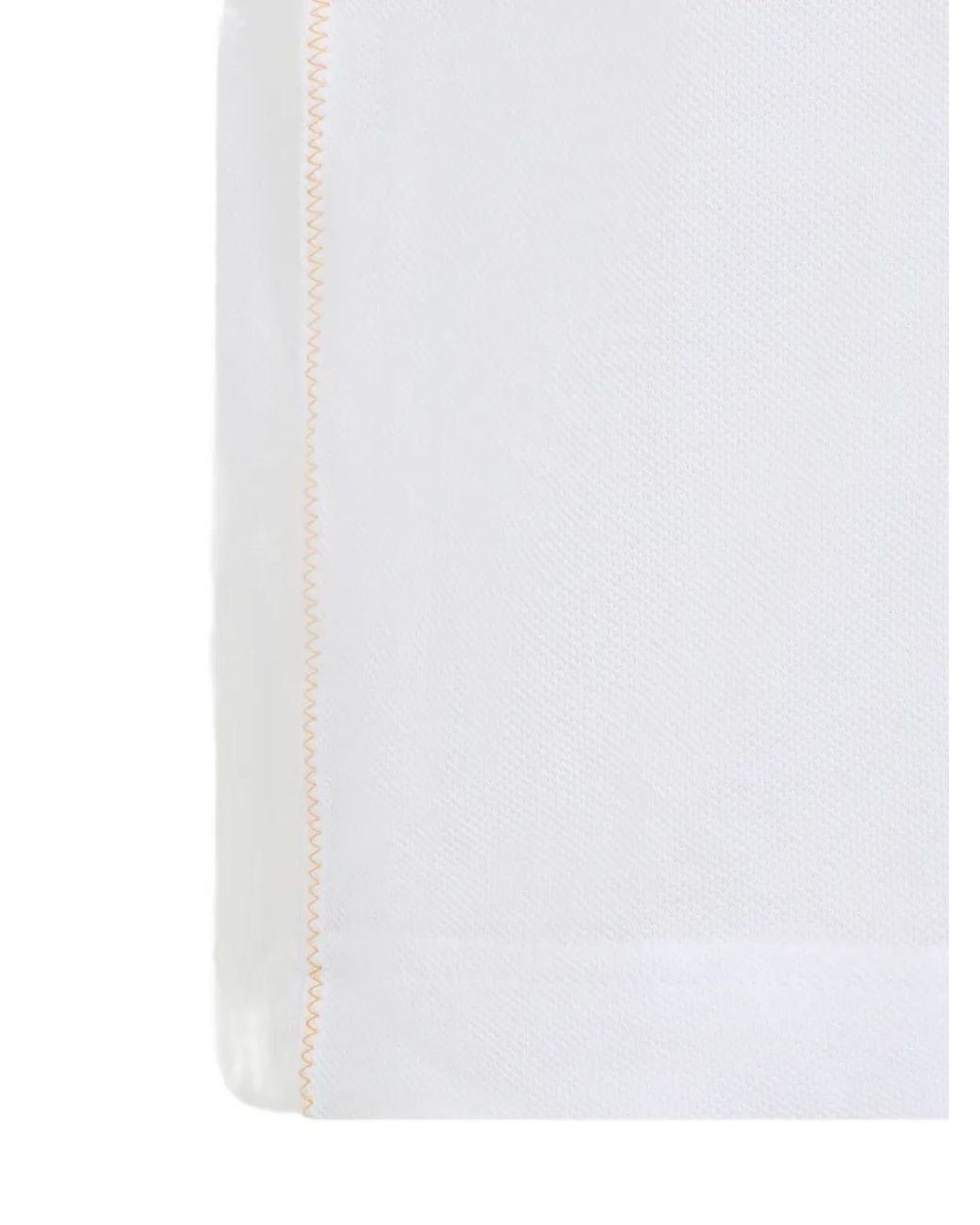 Polo À Patch Poitrine Moncler pour homme en coloris White