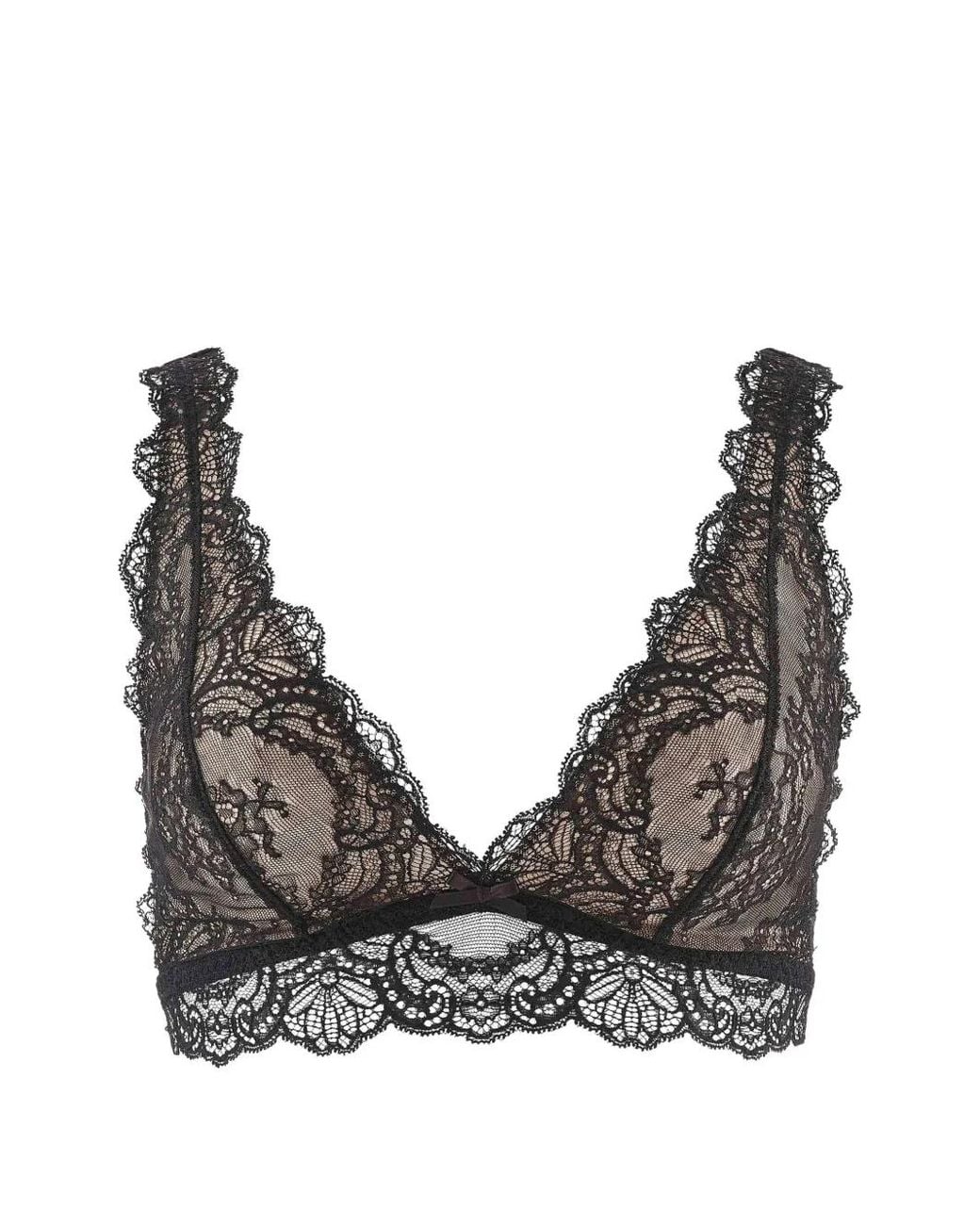 Aubade Black Danse Des Sens Lace Bralette