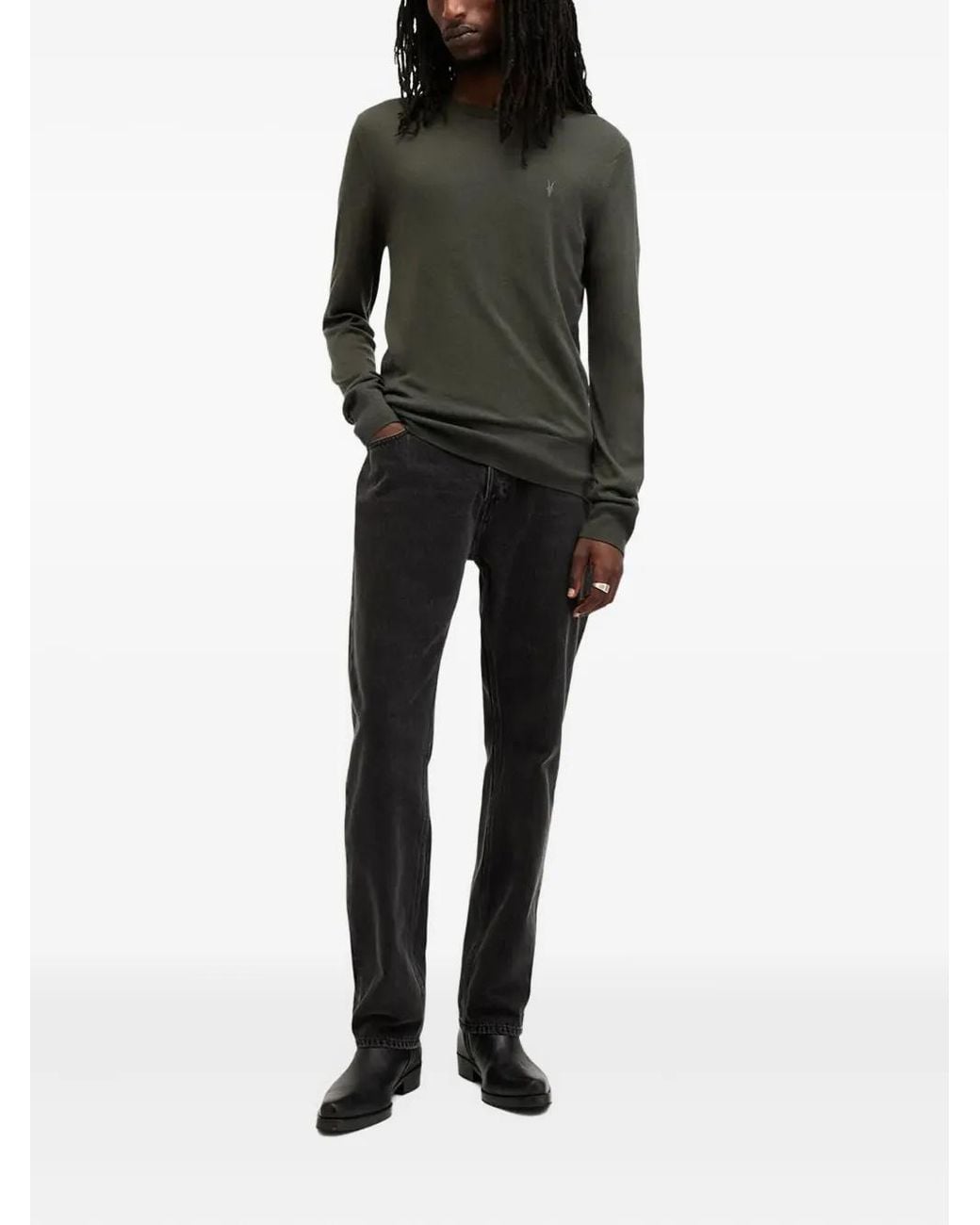 AllSaints Embroidered Crew Neck Sweater In Black For Men Lyst allsaints-embroidered-crew-neck-sweater-in-black-for-men-lyst