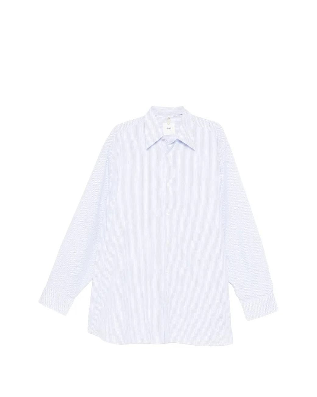 OAMC White Striped Cotton Shirt for men