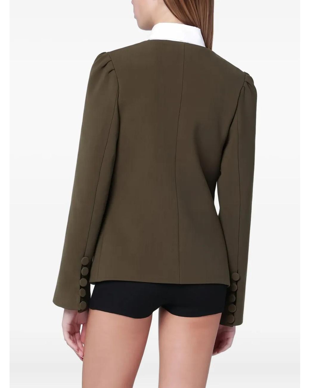 NAMACHEKO Brown Button Single-Breasted Jacket