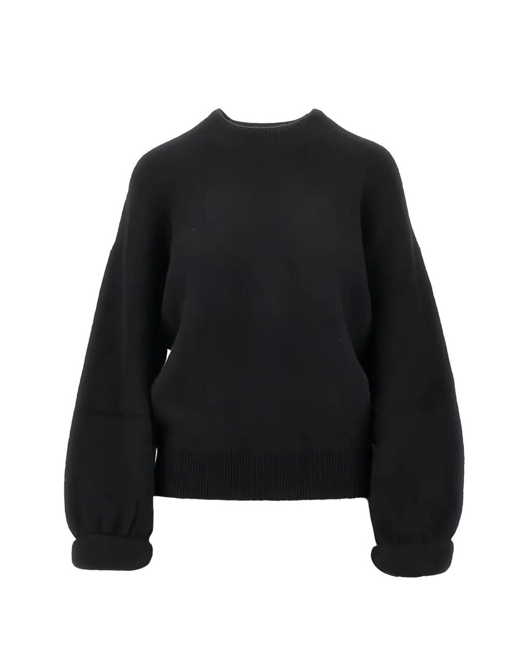 Isabel Marant Black Crew-Neck Knitted Sweater