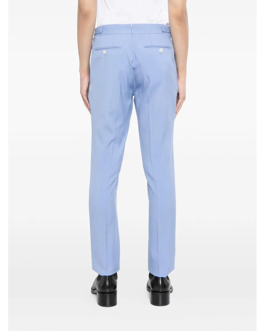 Tom Ford Blue Tailored Trousers for men