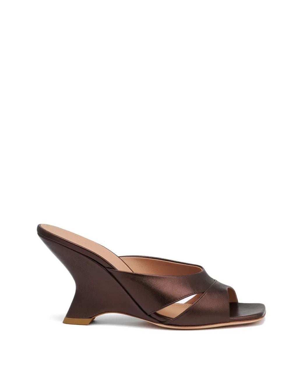 Malone Souliers Brown Lourdes Wedge Sandals