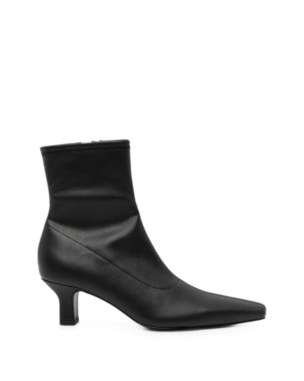 Senso Black Soraya Square-Toe Ankle Boots