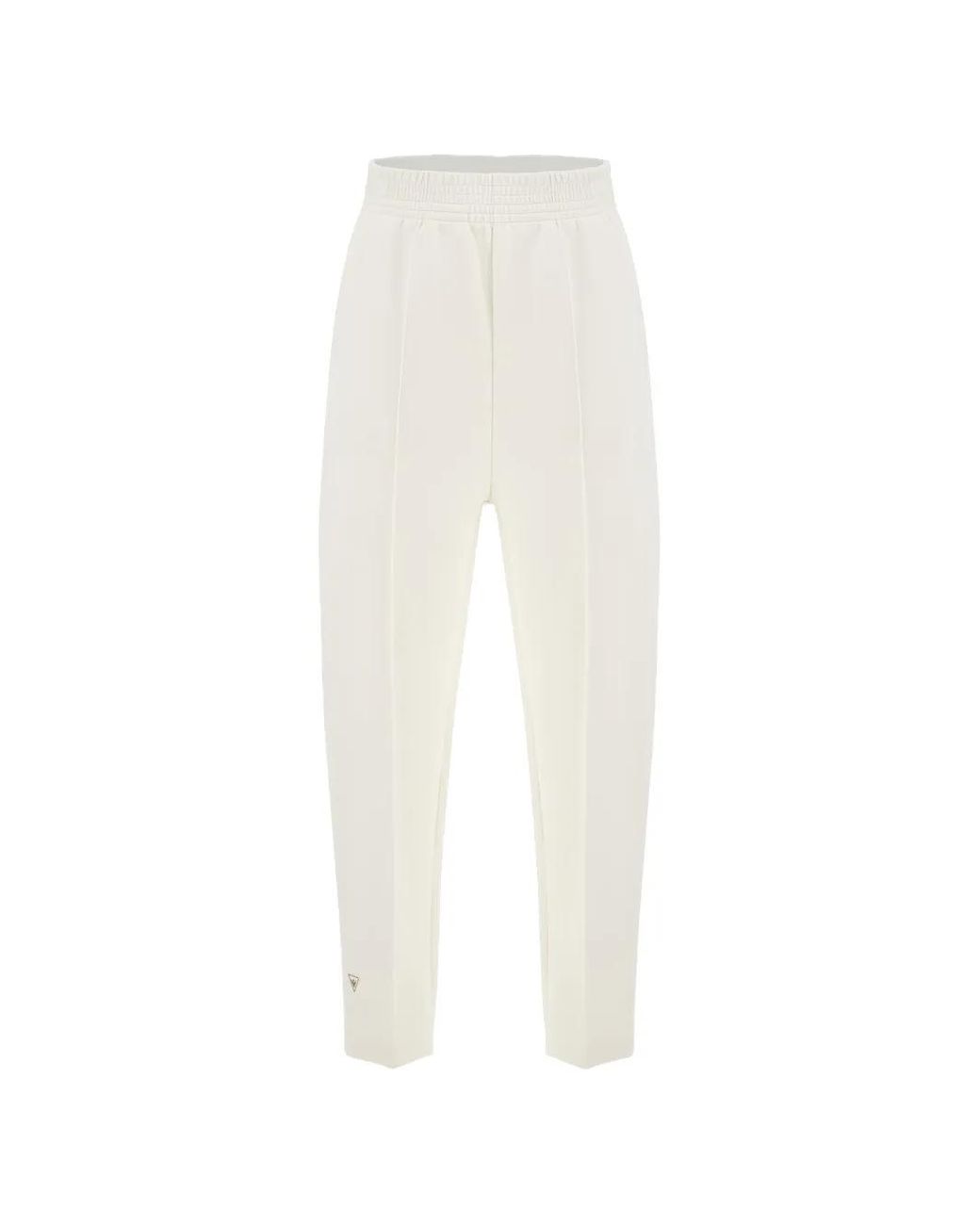 MACRON White Moira Pleated Track Pants