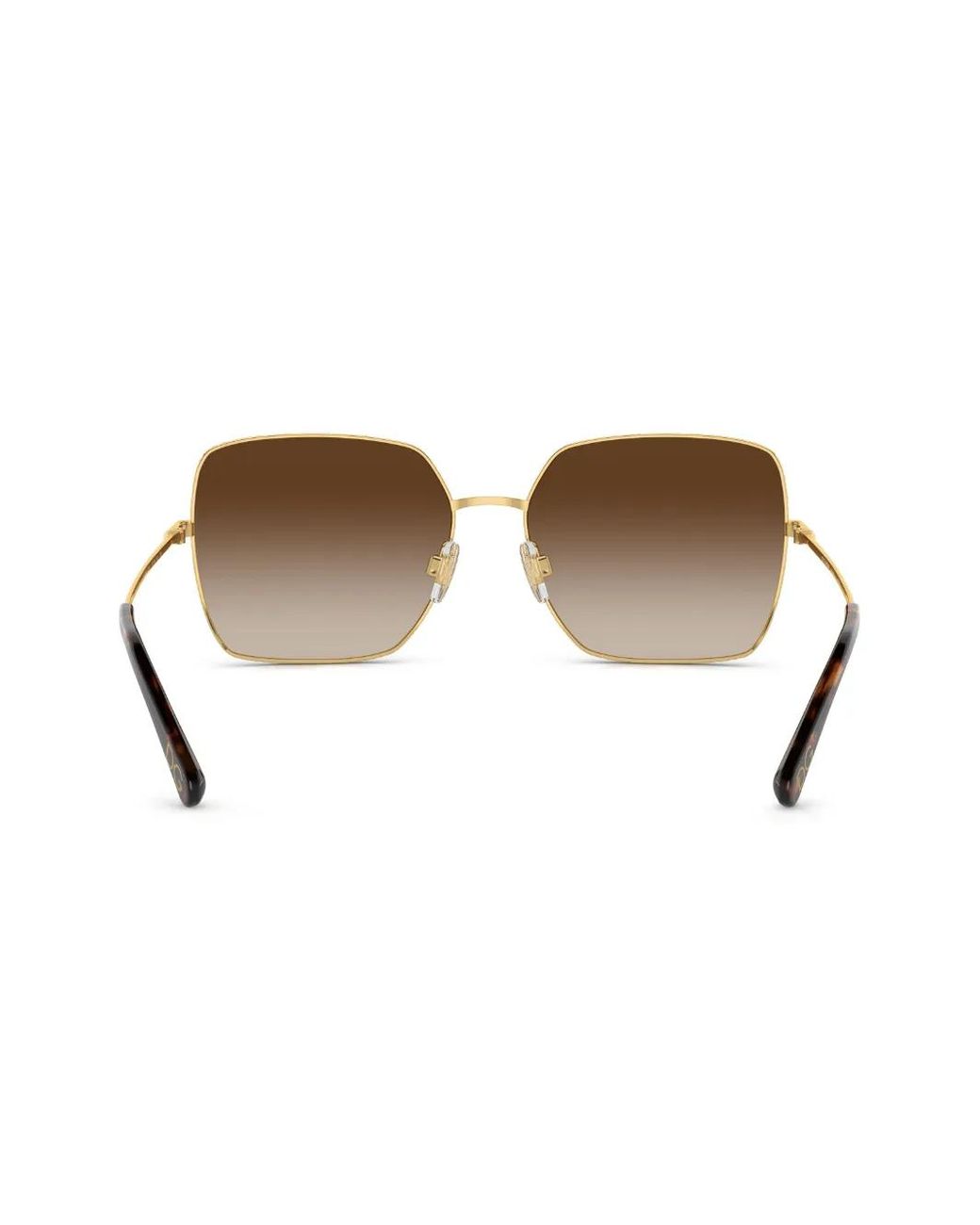 Dolce & Gabbana Brown Square-Frame Sunglasses