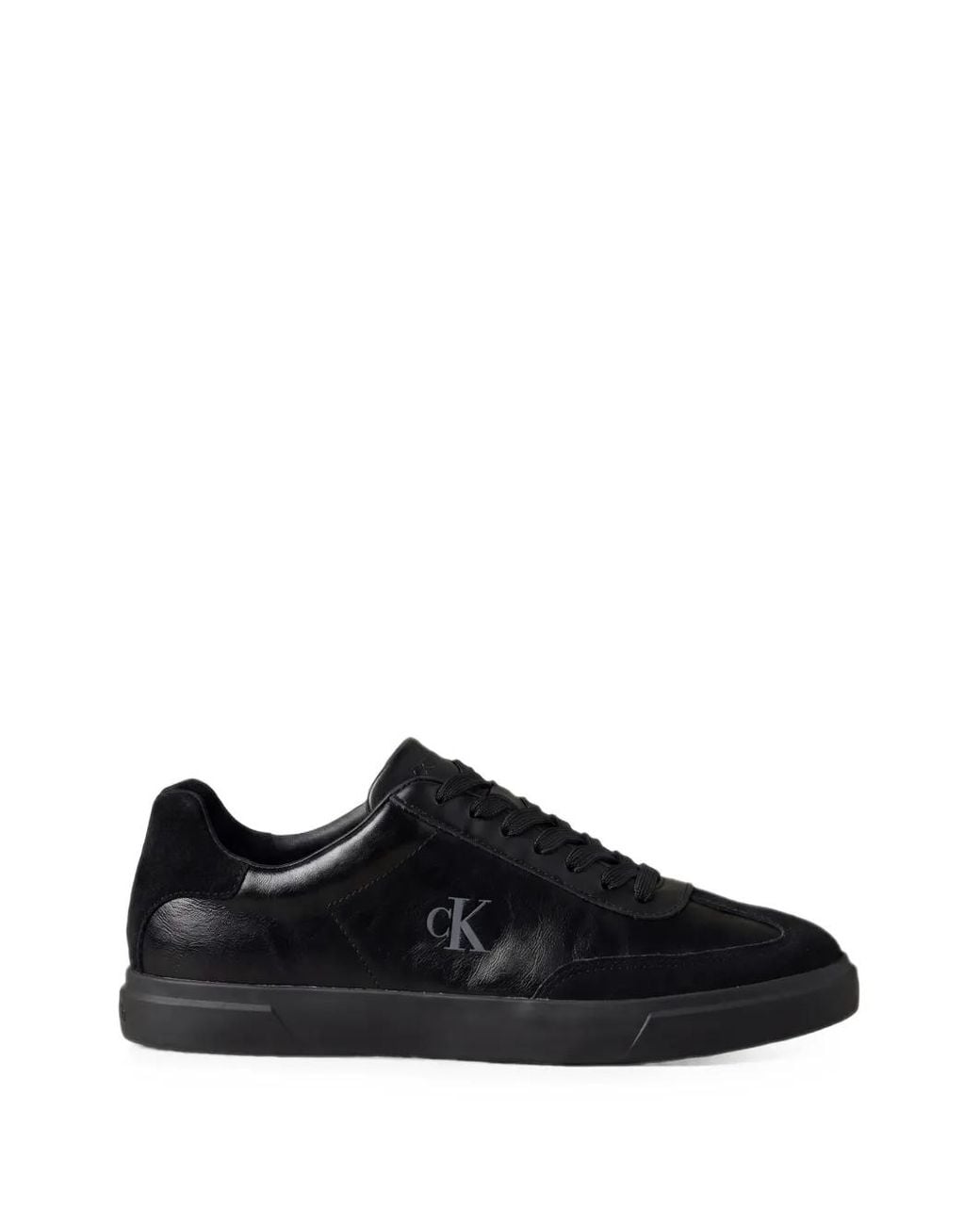 Calvin Klein Black Baskets À Logo Imprimé