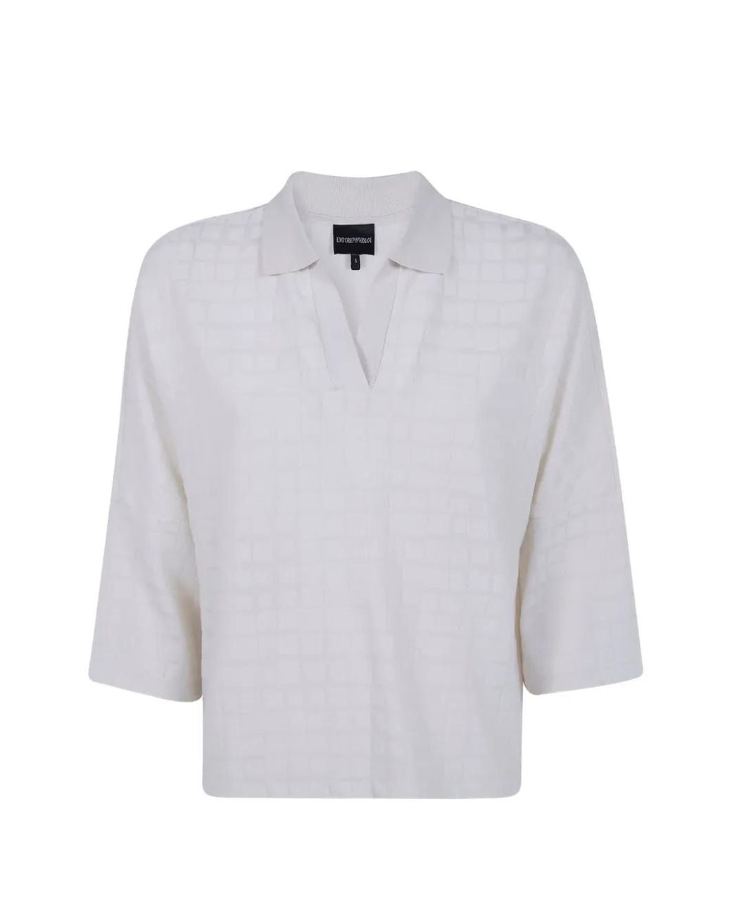 Emporio Armani White Polo Shirt