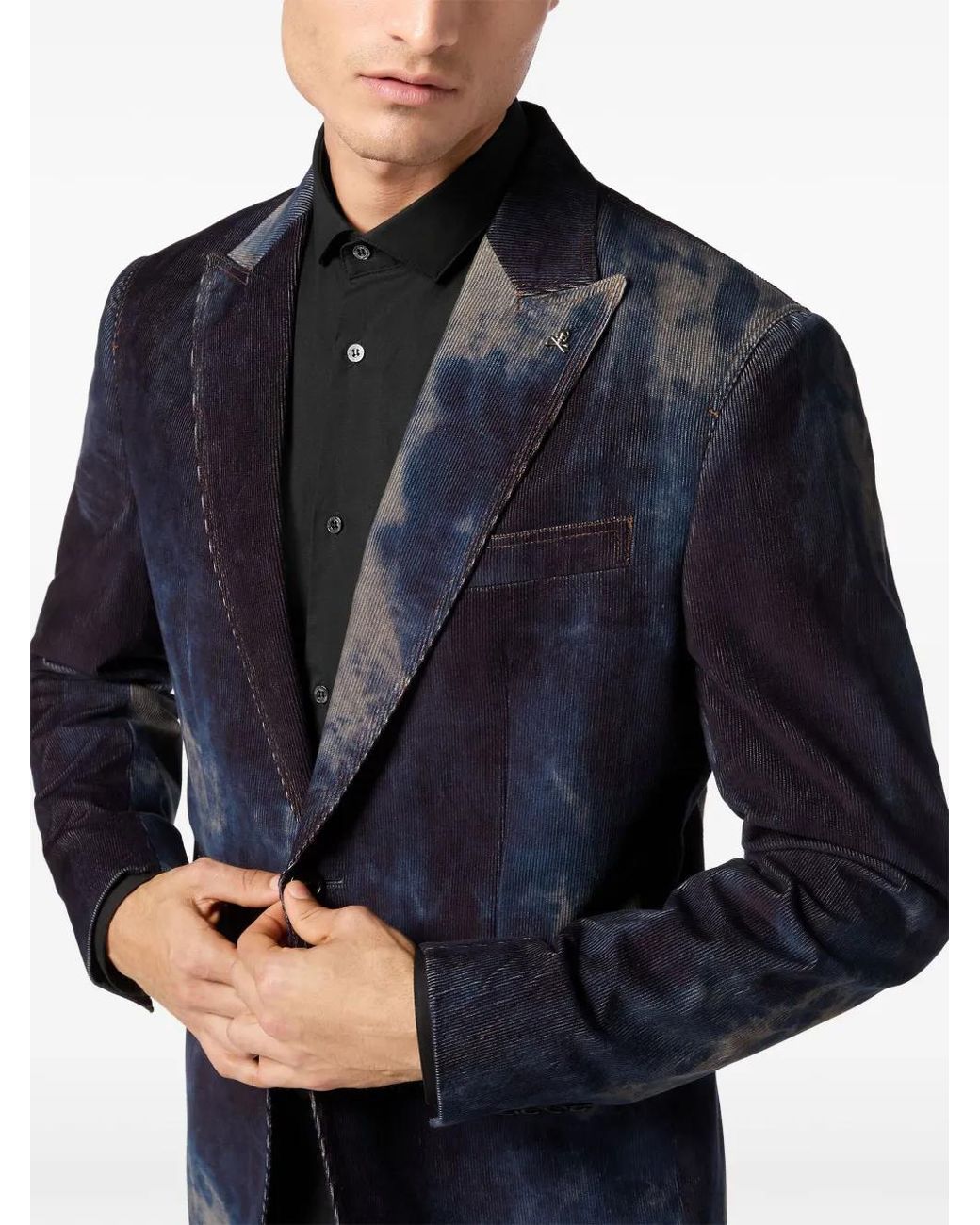 Blazers Philipp Plein de hombre de color Blue