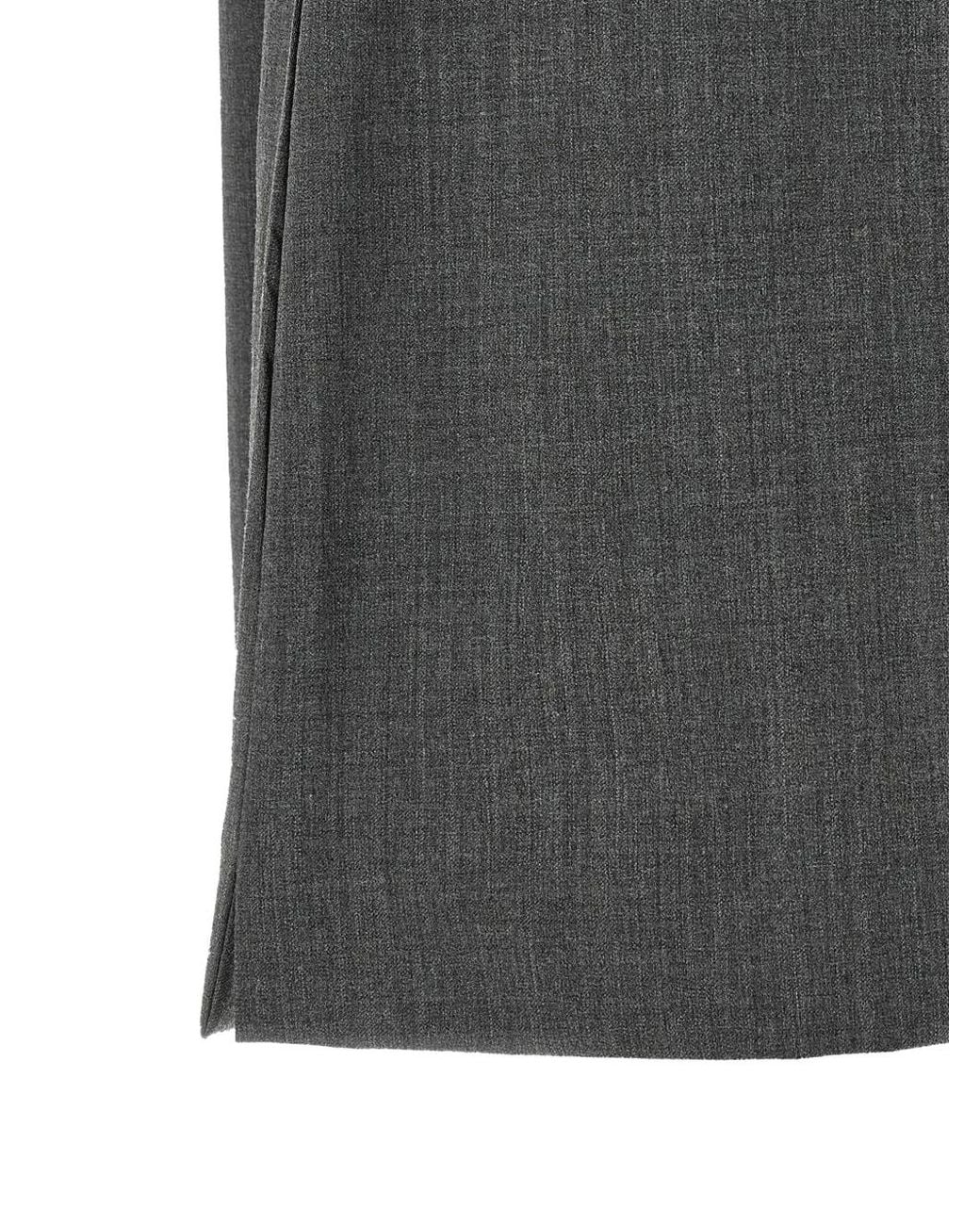 Thelatest Gray Dakota Pleated Bermuda Shorts
