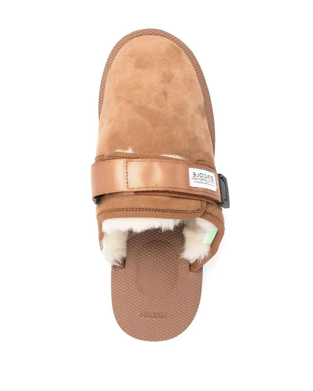 Suicoke Brown Logo-Patch Mules
