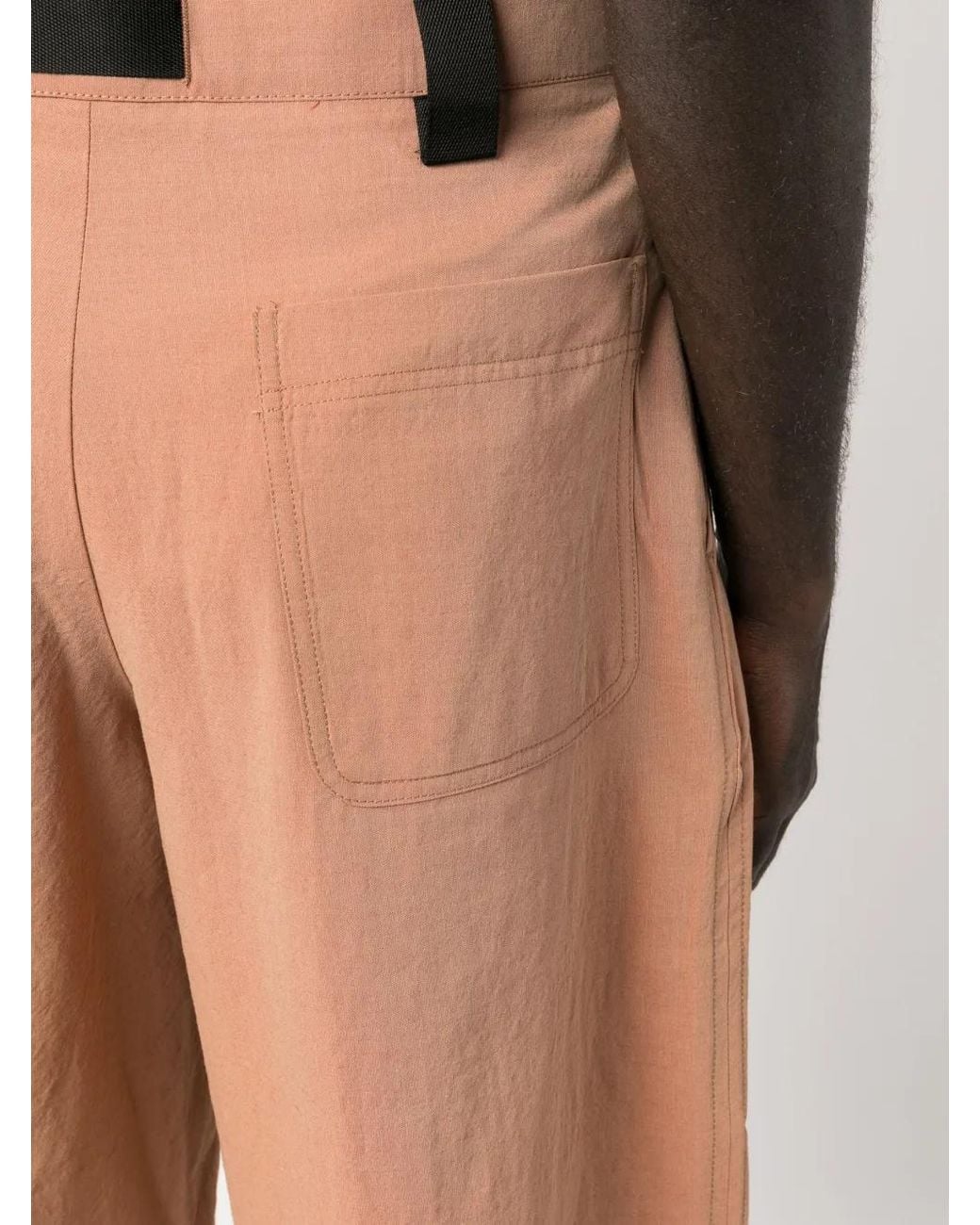 Jacquemus Brown 'le Short Meio' Belted Shorts for men