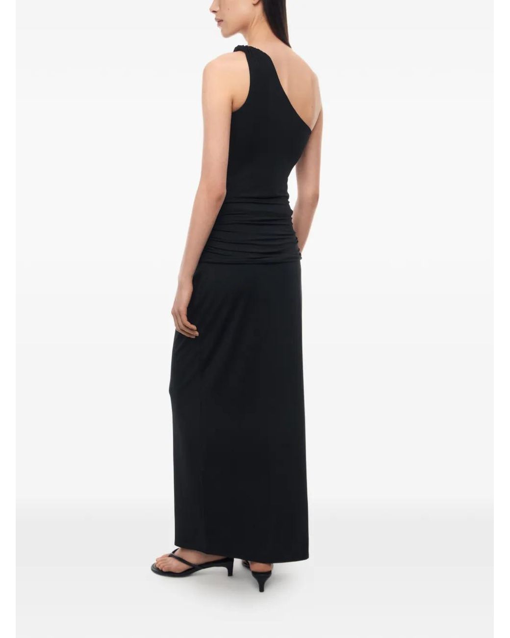 12 STOREEZ Black Siesta Twisted-Front Skirt