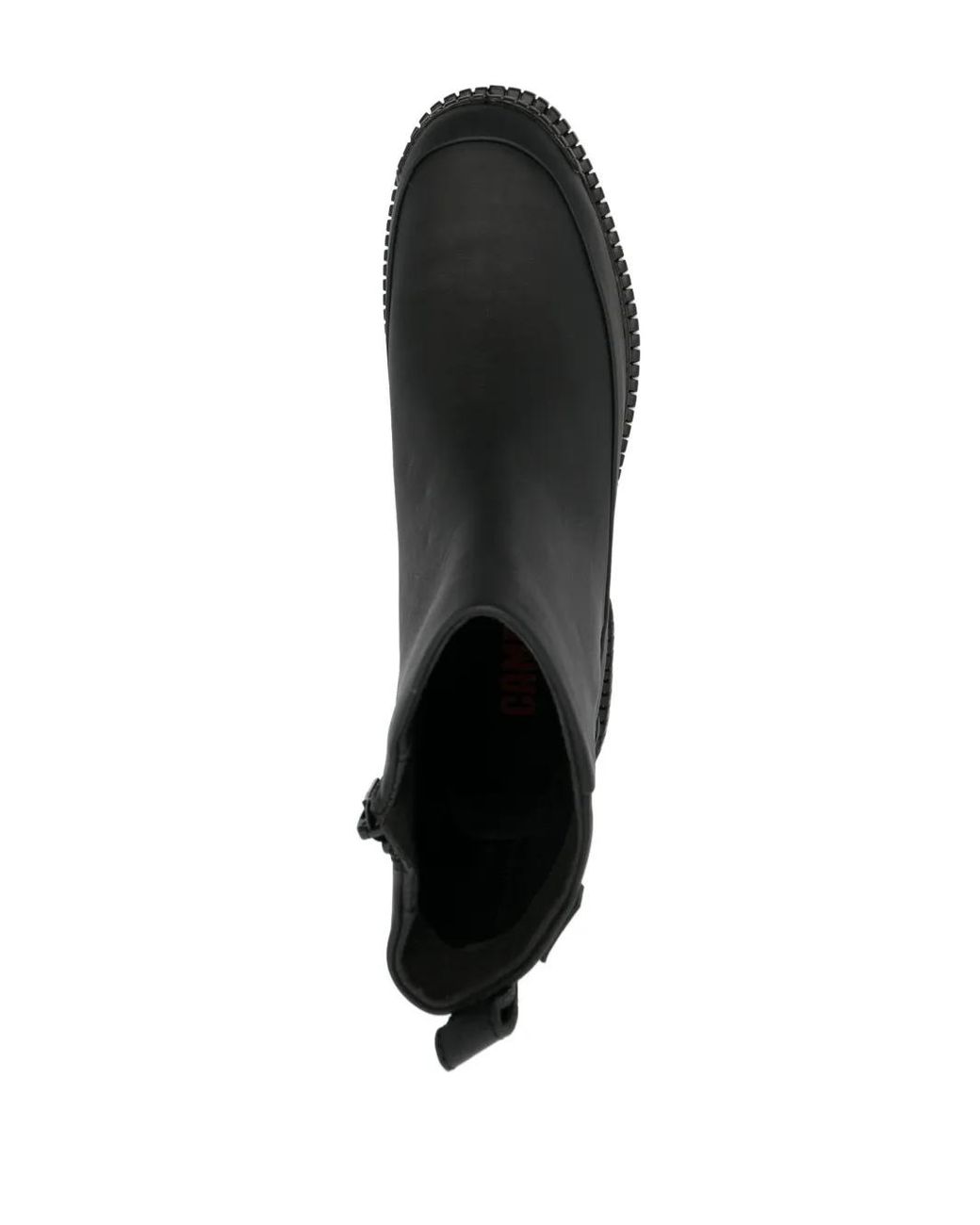 Camper Black Pix Ankle Leather Boots