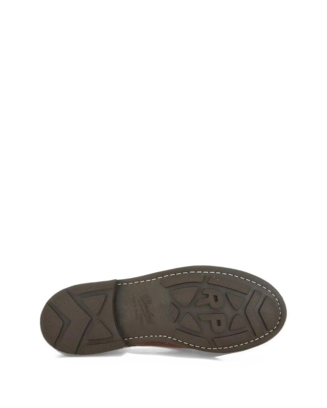Paraboot Brown Leather Loafers for men