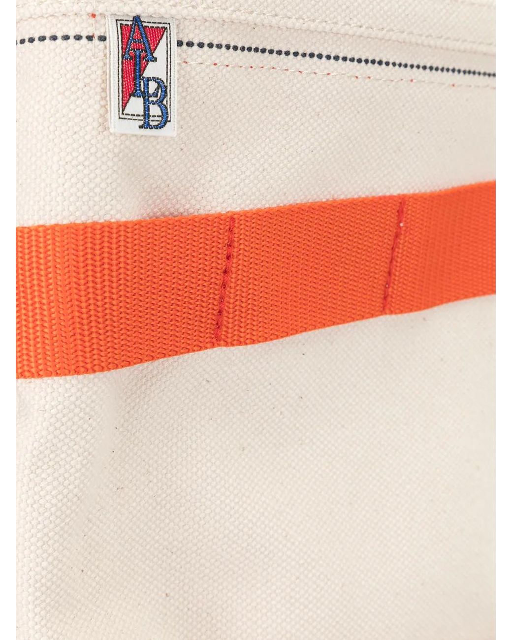 As2ov Red Alberton Canvas Tote Bag for men