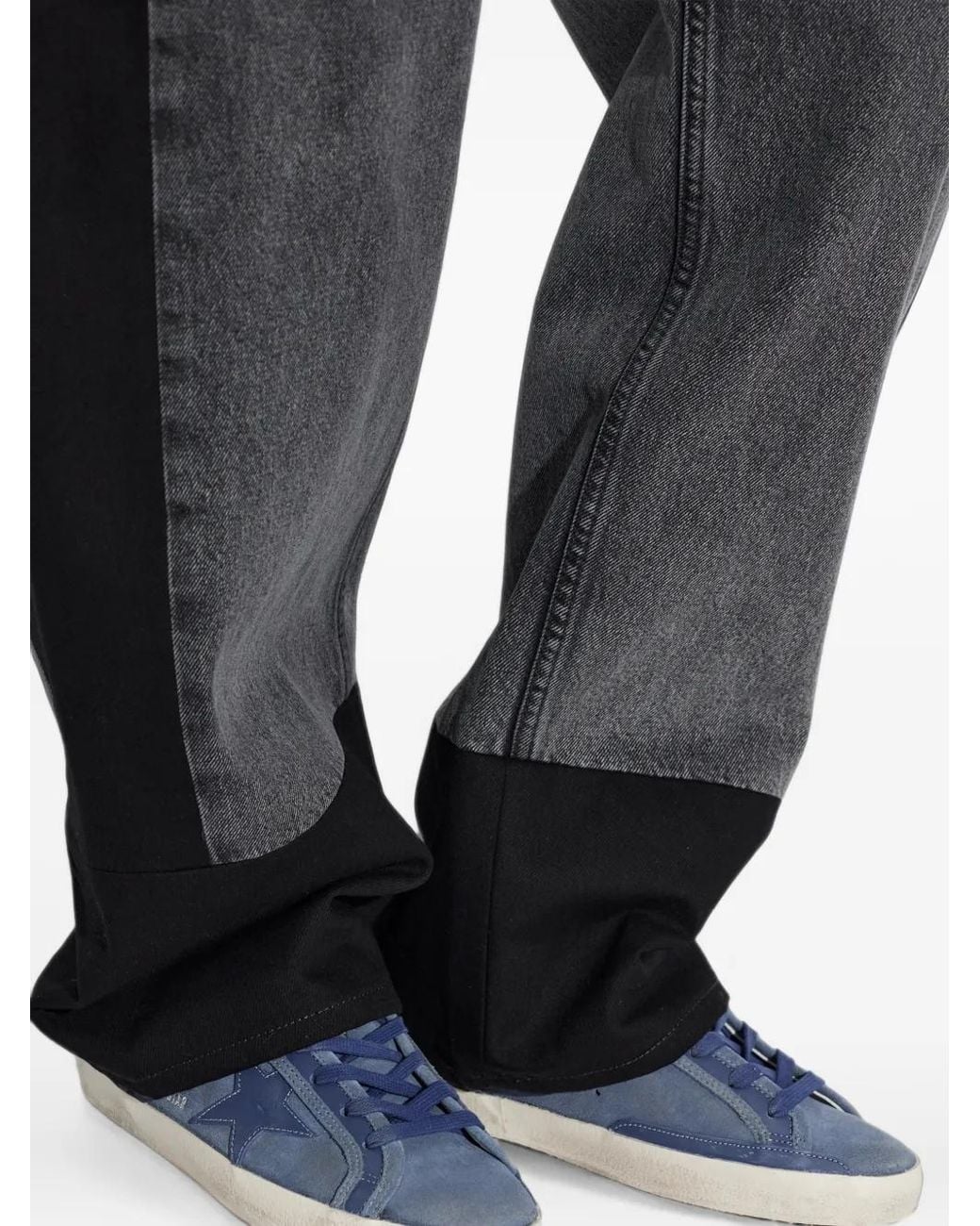 Golden Goose Deluxe Brand Blue 'Super-Star Double Quarter With F' Sports Shoes