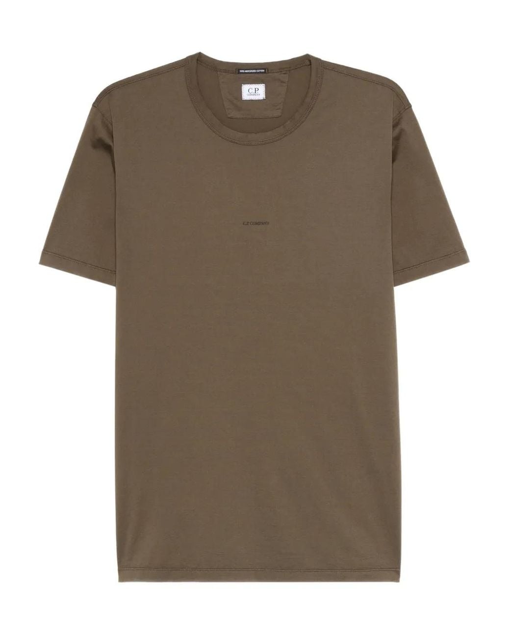 C P Company Green Tshirts Short Sleeve for men