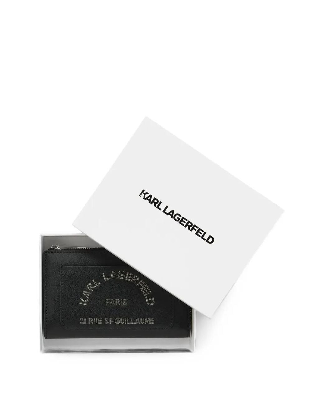Karl Lagerfeld Black K/Daily Zip Around Wallet