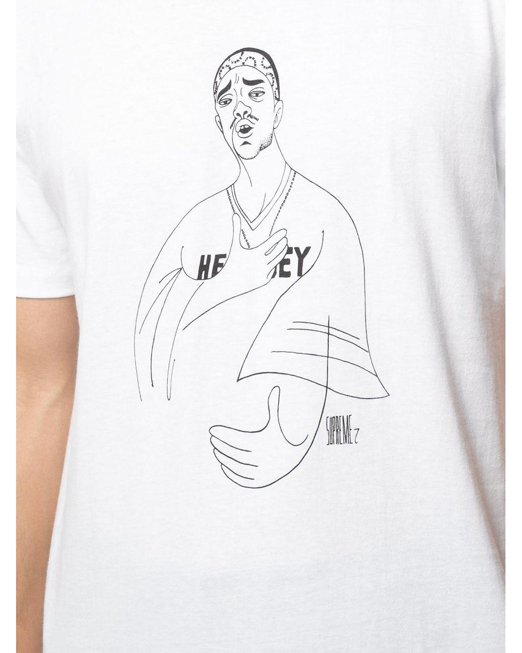 Supreme Cotton Prodigy Tee in White for 
