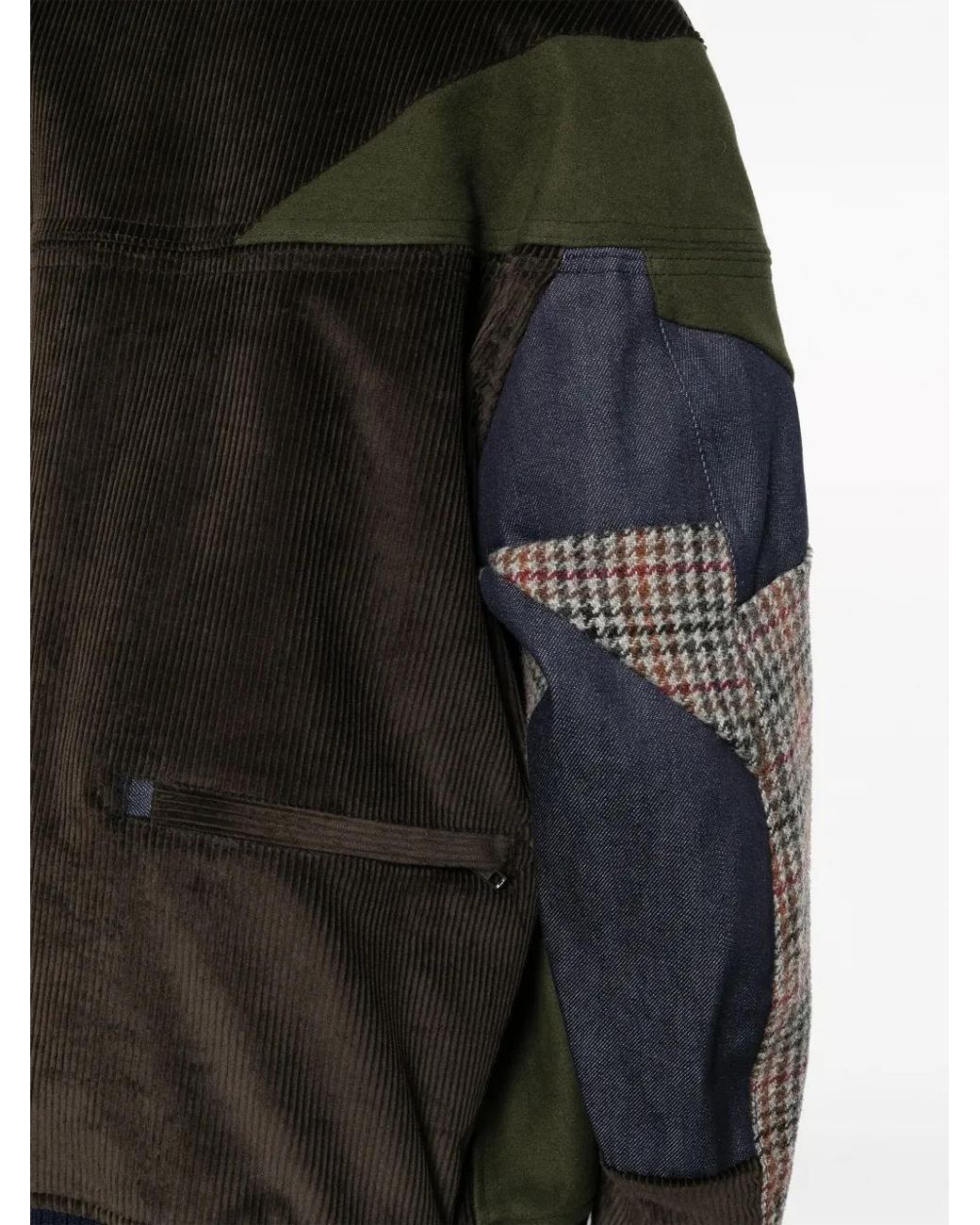 Giacca Con Patchwork di Baracuta in Black da Uomo