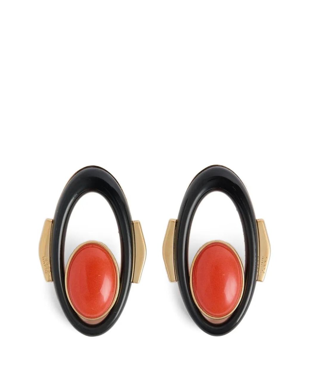 Emilio Pucci White L'Alba Earrings