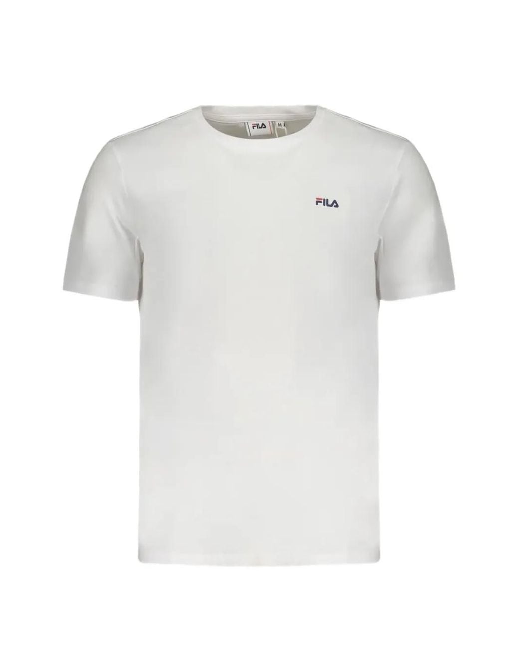 Fila White Logo-Print T-Shirt for men
