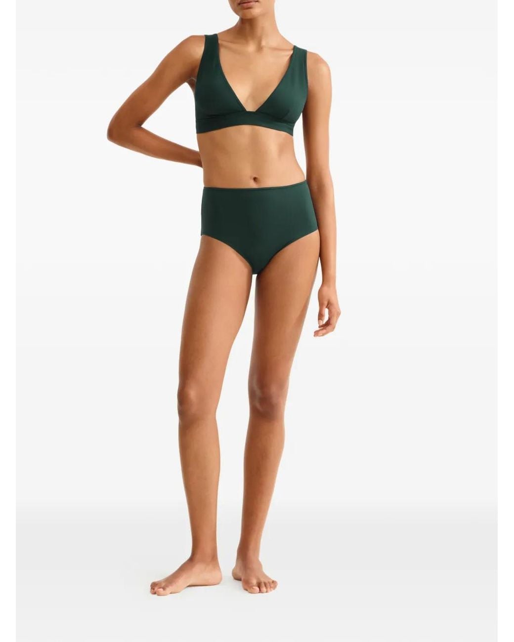 Eres Green Haut De Bikini À Bonnets Triangles