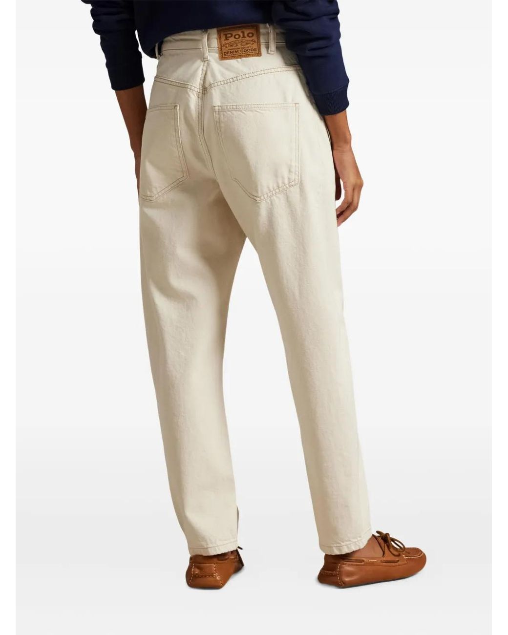Polo Ralph Lauren Natural Relaxed Tapered Jeans