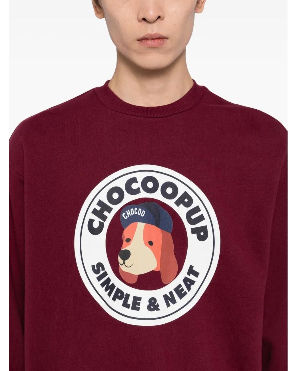 Chocoolate Red Chocoo-Pup Sweatshirt for men