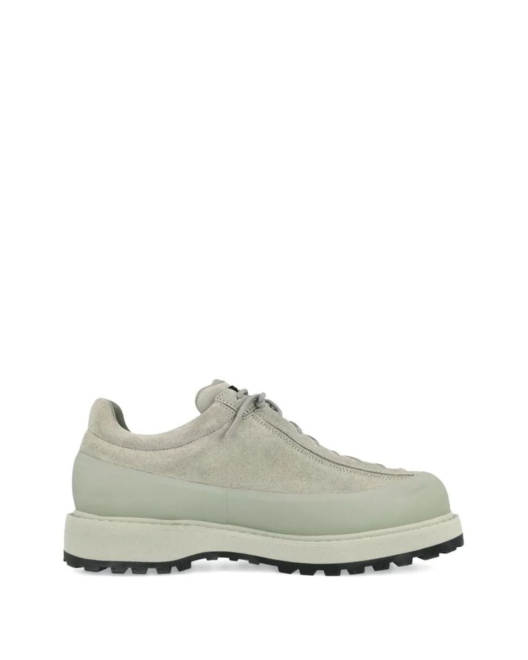 Stone Island Gray Suede Lace-Up Boots for men
