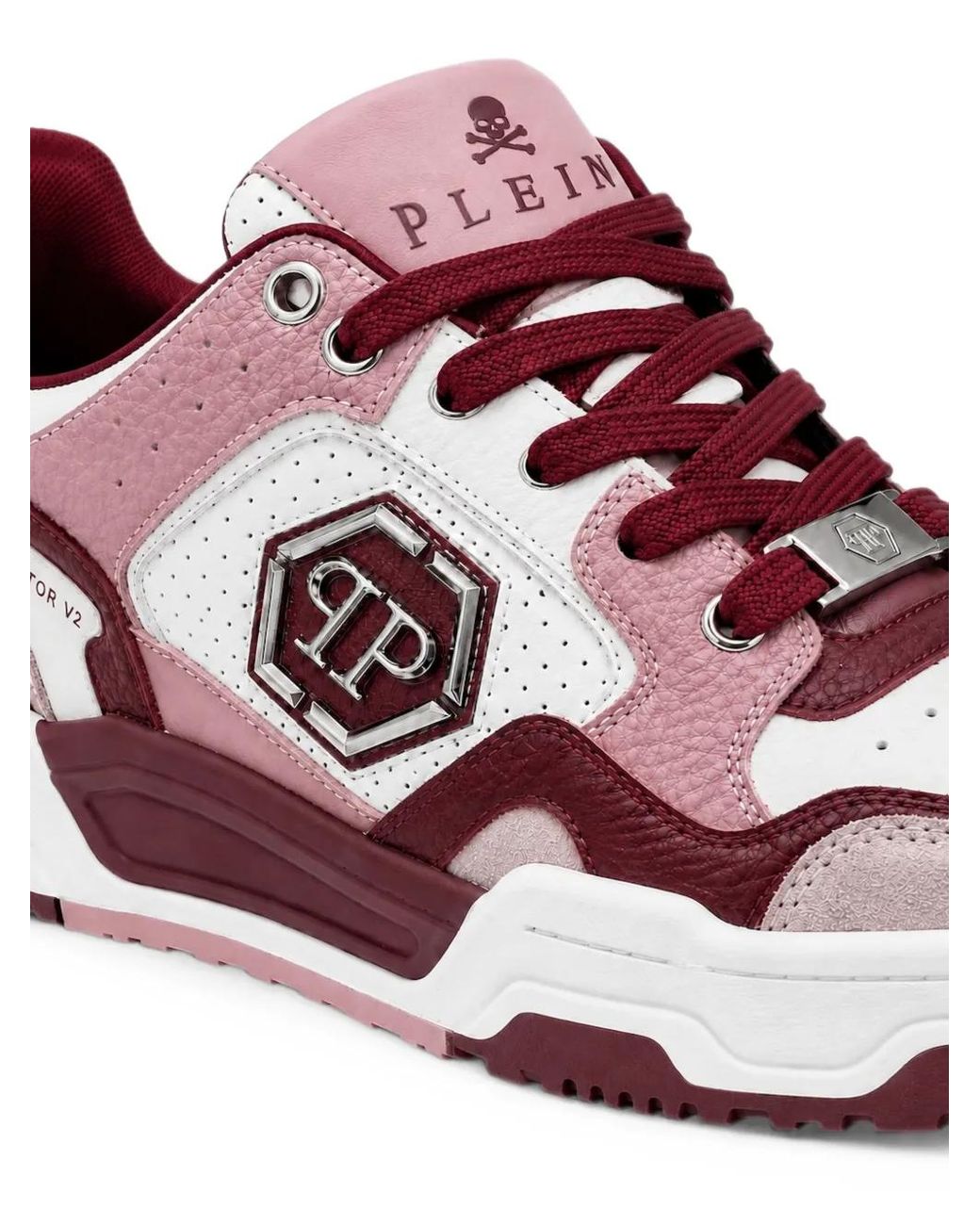 Philipp Plein Pink Baskets Basses Predator V2