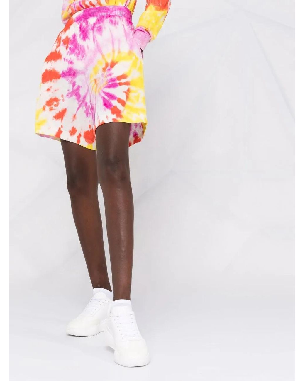 Stella McCartney Pink Tie-Dye Cotton Shorts