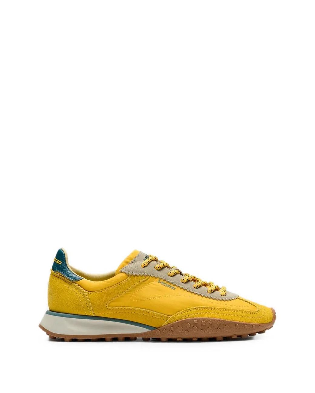 HOFF Yellow Bridge Mkii Suede-Panelled Sneakers