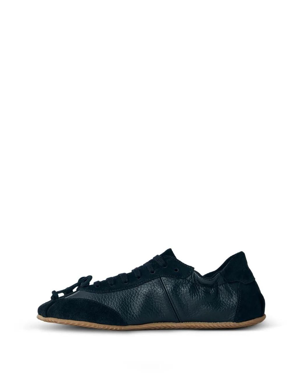 Abra Blue Bow-Detail Panelled Sneakers