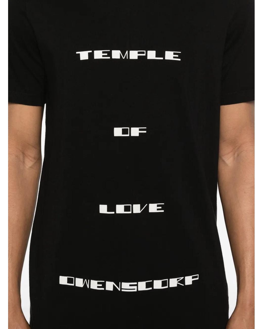Rick Owens Black Level T T-Shirt for men