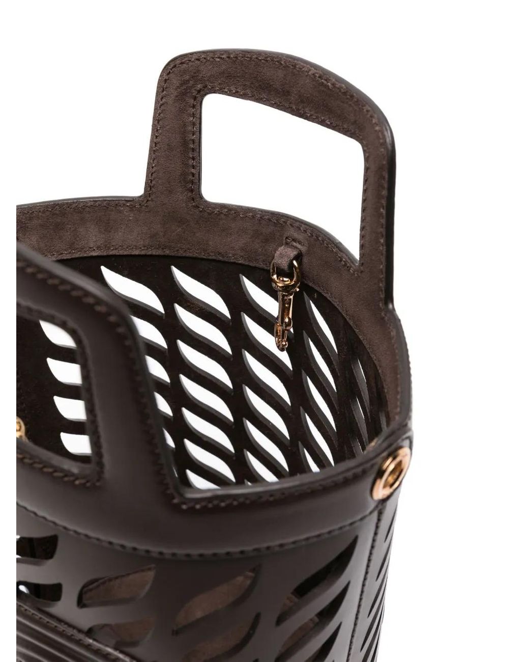 Etro Black Coffa Bucket Bag In Dark
